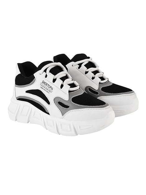 Shoetopia Women Lace Up Sneaker Shoes